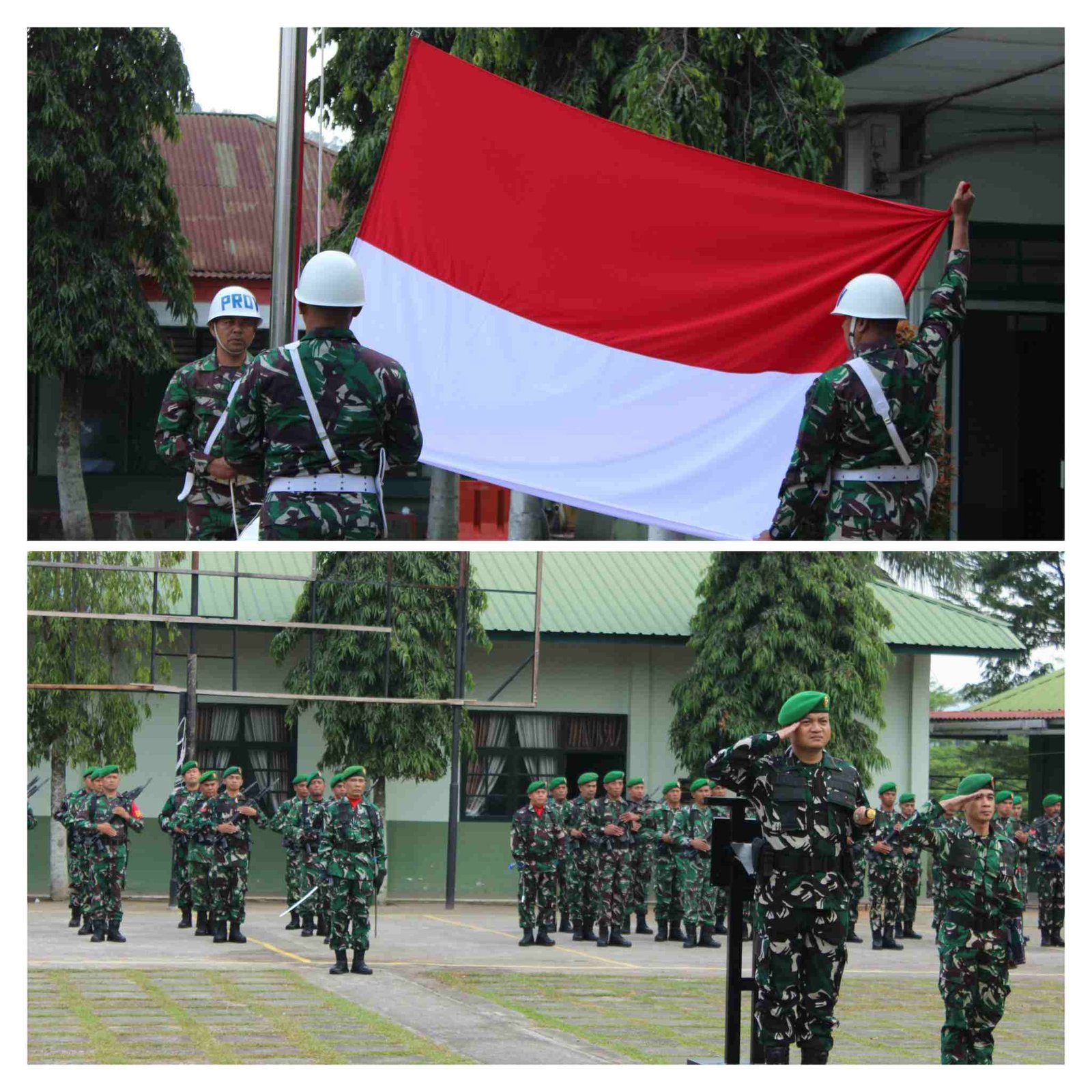 Dandim Letkol Arm Hendriyana, S.Sos., M.M. Pimpin Upacara Bendera, Pembinaan Disiplin, Semangat Pengabdian, dan Peningkatan Profesionalisme Prajurit Kodim 0307/Tanah Datar