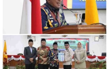 Bupati Tanah Datar Sampaikan Nota Penjelasan Pertanggungjawaban Pelaksanaan APBD TA 2025 di Rapat Paripurna DPRD, Dandim 0307/TD Hadiri