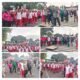 Kapolres Tanah Datar dan Dandim 0307/TD Buka Jalan Sehat Peringatan Hari Bhayangkara ke-80 di LCM Batusangkar