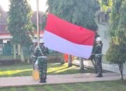 Wakili Dandim 0307/TD, Kasdim Pimpin Upacara Bendera Senin di Lapangan Apel Makodim