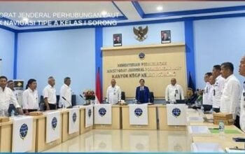 Kepala Distrik Navigasi Tipe A Kelas I Sorong Hadiri Kunker Komisi V DPR RI