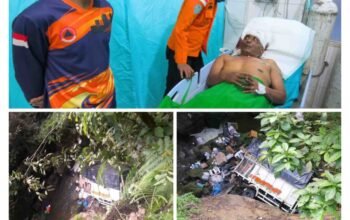 Truk Bermuatan Barang Pindahan Masuk Jurang Dekat Kelok 9, Ayah dan Anak Terluka