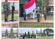 Kodim 0307/Tanah Datar Gelar Upacara Bendera Awal Bulan, Dandim Tekankan Disiplin dan Integritas Prajurit
