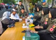 Tim Poskes Kodim 0307/TD Gelar Cek Kesehatan Gratis di Car Free Day Lapangan Cindua Mato, Wujudkan Masyarakat Sehat dan Tangguh