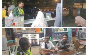 Sambil Patroli Malam, Babinsa Koramil 01/Padang Panjang Pelda Kisworo Sambangi Warga dengan Pendekatan Humanis