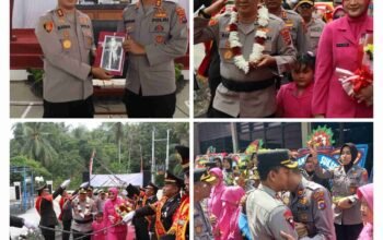 Penuh Khidmat, AKBP Nur Ichsan Serahkan Estafet Kepemimpinan Polres Tanah Datar kepada AKBP Marwan Fajrin