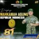 Komandan Kodim 0307/TD Bersama Keluarga Besar Ucapkan Dirgahayu Mahkamah Agung RI ke-81