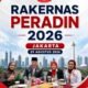 Perkuat Integritas Profesi, PERADIN Gelar Rakernas 2026 dengan Semangat “Bersatu untuk Keadilan”