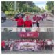 KPT dan istri Berbaur Bersama Warga PT BNA ikut Gerak Jalan Santai