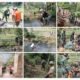Wujudkan Konektivitas Desa, Personel Kodim 0307/TD Gelar Bakti TNI Pembangunan Jembatan Gantung di Nagari Pagaruyung