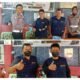 Antisipasi Dampak Kabut Asap, Kasat Lantas Polres Bukittinggi Bagikan Masker kepada Awak Media