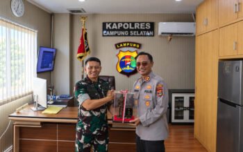 Danrem 043/Gatam Sambangi Polres Lampung Selatan, TNI-Polri Perkuat Sinergi Hadapi Dinamika Kamtibmas