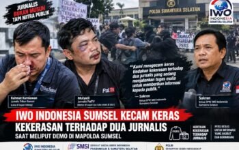 IWO Indonesia DPW Sumsel Kecam Keras Dugaan Pengeroyokan Dua Jurnalis di Mapolda Sumsel