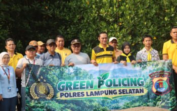 Green Policing di Batu Perahu Krakatoa, Ajak Masyarakat Peduli Lingkungan