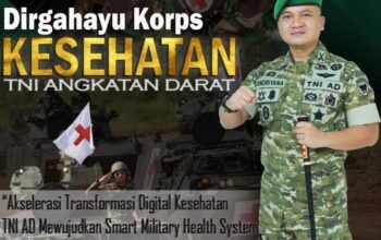 Dandim 0307/TD Peringati HUT ke-81 Korps Kesehatan TNI AD, Semangati “Hesti Wira Sakti