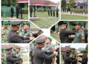 Dandim 0307/TD Pimpin Upacara Korp Raport Kenaikan Pangkat 33 Prajurit
