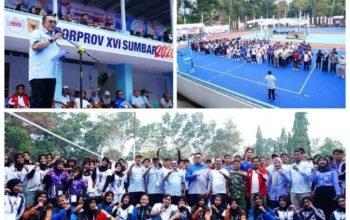 Bupati Eka Putra Buka Cabor Bola Voli Porprov XVI, Dorong Atlet Junjung Sportivitas dan Persaudaraan