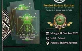 Pondok Budaya Rorotan LESBUMI Mengadakan Dialog  Spiritual Kebudayaan, 11 Oktober 2026