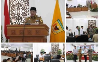 Dandim 0307/TD Hadiri Rapat Paripurna DPRD Penyampaian Nota Penjelasan Bupati Terhadap Ranperda APBD TA 2027