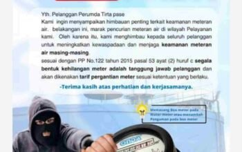 Gelombang Pencurian Meteran PDAM Melanda Sungai Tarab, Polisi Turun Tangan