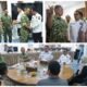 Usai Disambut Khidmat Upacara Militer di Kodim 0307/TD, Danrem 032/Wbr Temu Wabup dan Ketua DPRD di Gedung Indojolito