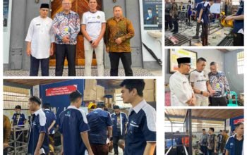 Kemnaker Padang Kunjungi Rutan Batusangkar, Pantau Pelaksanaan Pelatihan Pengelasan Bagi Warga Binaan