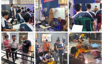 Rutan Batusangkar Bekerjasama dengan BLK Batusangkar dan BPVP Padang Bekali Warga Binaan Keterampilan Pengelasan, Hasilkan Berbagai Produk Kerajinan