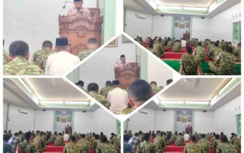 “Setiap Yang Bernyawa Pasti Akan Merasakan Kematian” Ustadz H. Hamidi Sampaikan Dalam Khutbah Jum’at di Masjid AL – JABBAR Kodim 0307/TD Menyentuh Hati Jamaah